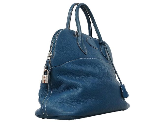 Hermès Hermes Bolide 35 Handtasche Blau - Ansicht 2