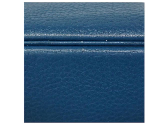 Hermès Hermes Bolide 35 Handtasche Blau - Ansicht 7