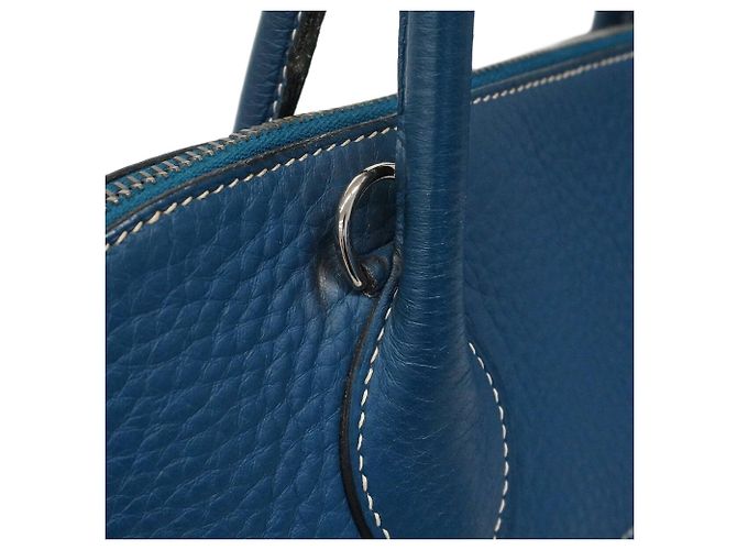 Hermès Hermes Bolide 35 Handtasche Blau - Ansicht 8