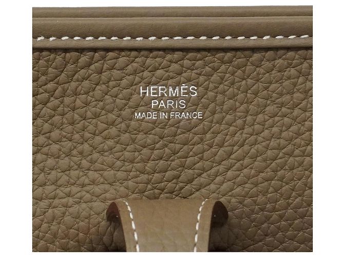 Hermès Bolsa de Ombro Hermes Evelyne 3PM Taupe - vista 5