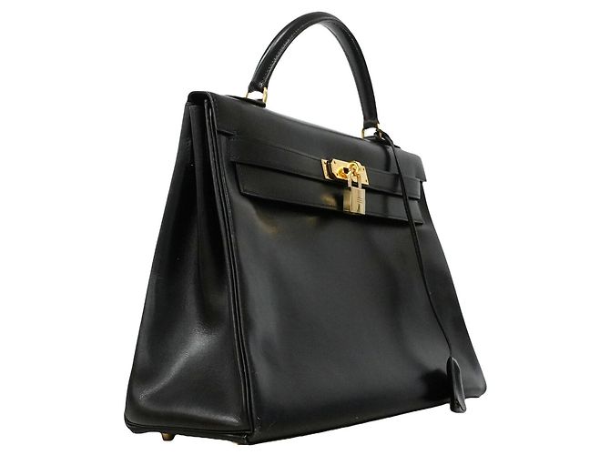 Hermès Hermes Kelly 32 Handtasche Schwarz - Ansicht 2
