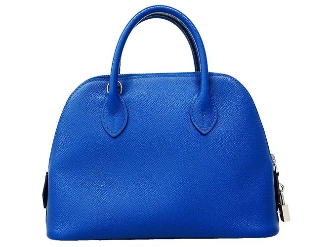 Hermès Borsa Hermes Bolide 1923 25 Blu - vista 11