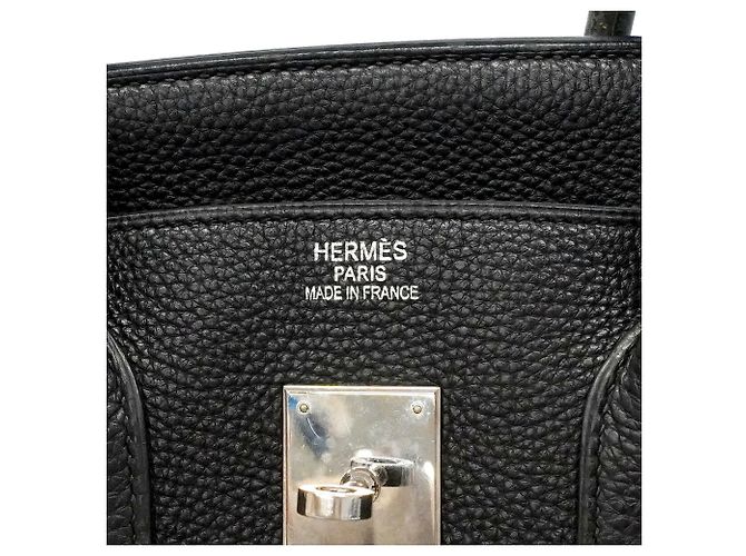 Hermès Hermes Birkin 35 Togo Black Handtasche Schwarz - Ansicht 5