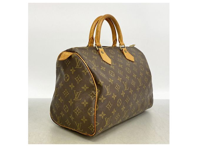 Bolso Louis Vuitton Monogram Speedy 30 Castaño - vista 2