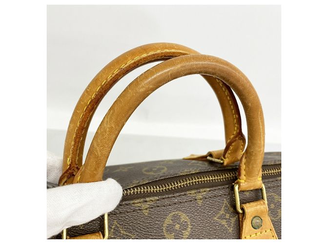 Bolso Louis Vuitton Monogram Speedy 30 Castaño - vista 8