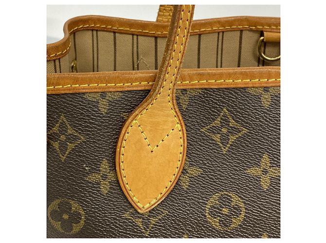 Bolso Tote Louis Vuitton Monogram Neverfull PM Castaño - vista 10