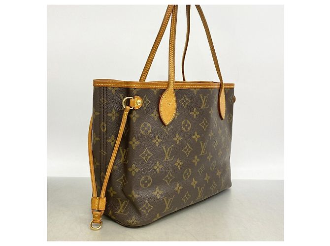 Bolso Tote Louis Vuitton Monogram Neverfull PM Castaño - vista 2