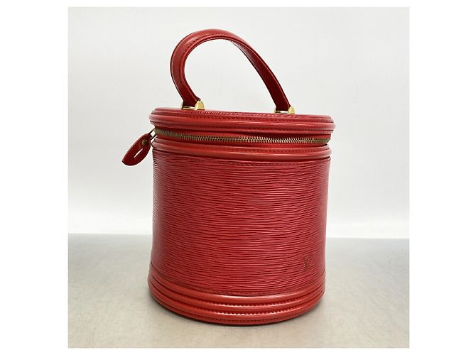 Louis Vuitton Epi Cannes Handtasche Rot - Ansicht 2