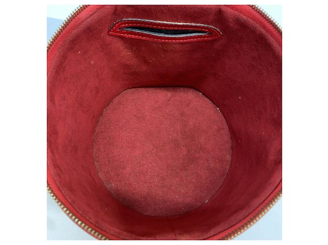 Louis Vuitton Epi Cannes Handtasche Rot - Ansicht 4