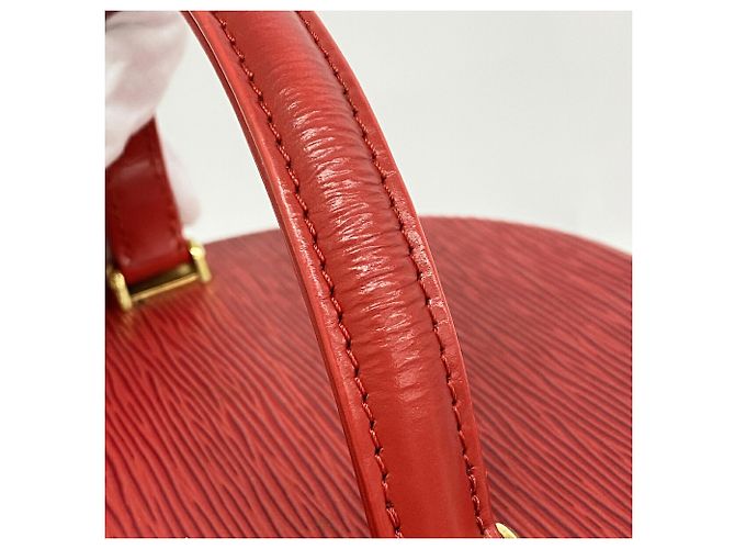 Louis Vuitton Epi Cannes Handtasche Rot - Ansicht 7