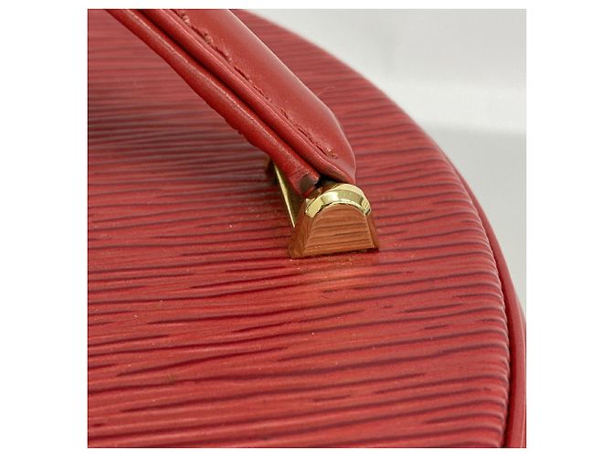 Louis Vuitton Epi Cannes Handtasche Rot - Ansicht 8