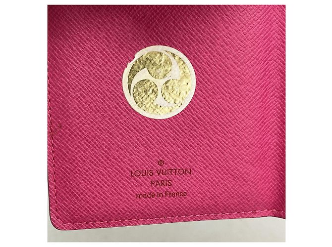 Louis Vuitton Tri-fold Wallet in Grenade Noir Black Red - view 4