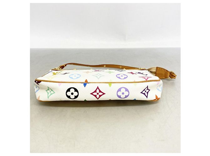 Louis Vuitton Monogram Multicolor Pochette Accessoires Bianco - vista 3