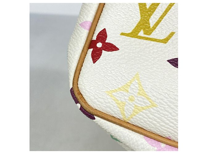 Louis Vuitton Monogram Multicolor Pochette Accessoires Bianco - vista 6