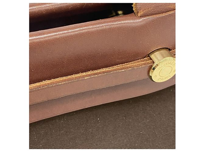 Hermès Saco Tote Hermes Herbag Cabas Marrom - vista 11