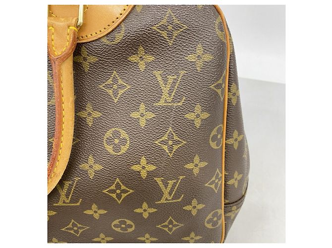 Borsa Louis Vuitton Monogram Deauville Marrone - vista 10
