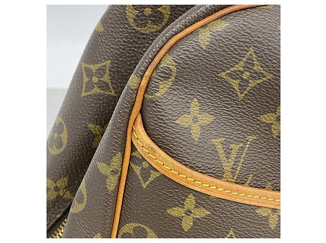 Borsa Louis Vuitton Monogram Deauville Marrone - vista 11