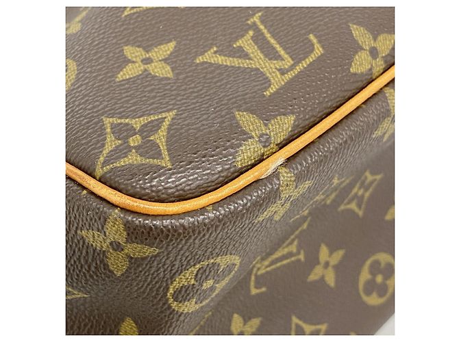 Borsa Louis Vuitton Monogram Deauville Marrone - vista 12