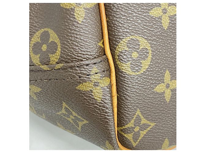 Borsa Louis Vuitton Monogram Deauville Marrone - vista 13