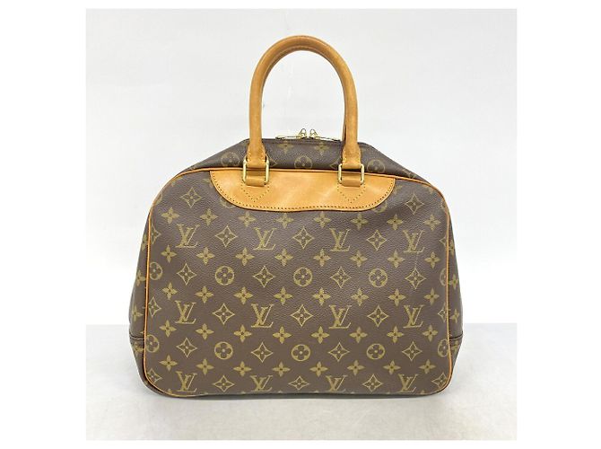 Borsa Louis Vuitton Monogram Deauville Marrone - vista 15