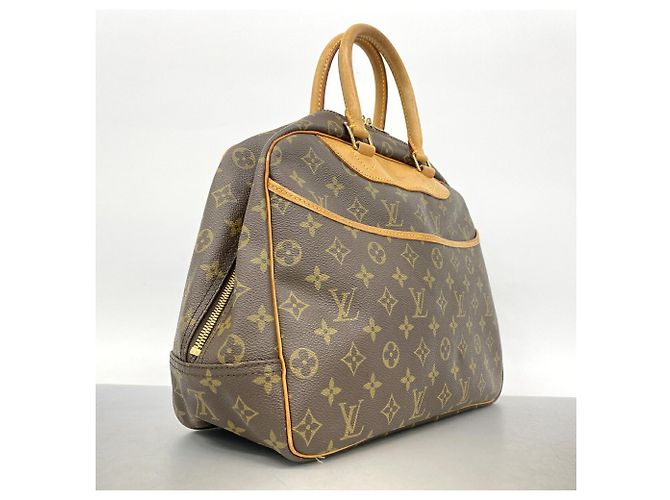 Borsa Louis Vuitton Monogram Deauville Marrone - vista 2