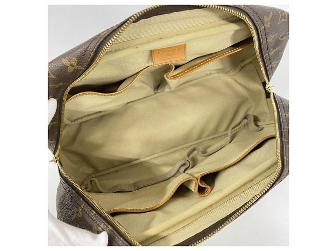 Borsa Louis Vuitton Monogram Deauville Marrone - vista 4