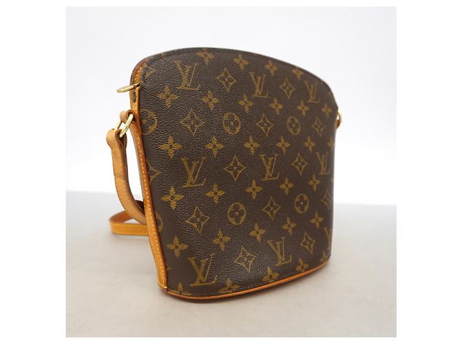 Bolso de hombro Louis Vuitton Monogram Druot Castaño - vista 2