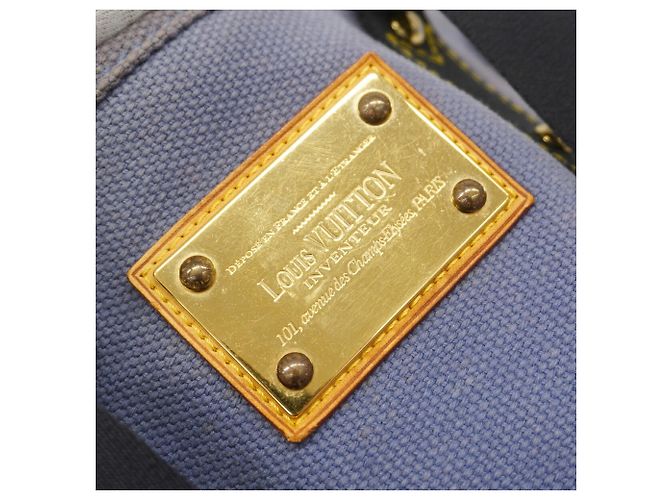 Louis Vuitton Antigua Cabas MM Tote Bag Blau - Ansicht 10