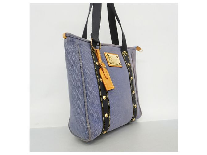 Louis Vuitton Antigua Cabas MM Tote Bag Blau - Ansicht 2