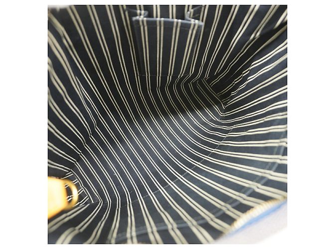 Louis Vuitton Antigua Cabas MM Tote Bag Blau - Ansicht 4