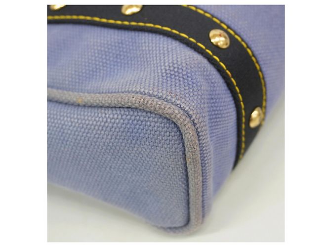 Louis Vuitton Antigua Cabas MM Tote Bag Blau - Ansicht 7