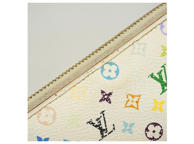 Portafoglio Zippy Louis Vuitton Monogram Multicolor Rosa Bianco - vista 7
