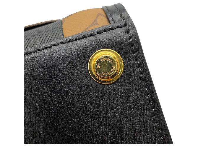 Louis Vuitton Monogram Reverse City Steamer PM Handtasche Schwarz - Ansicht 12