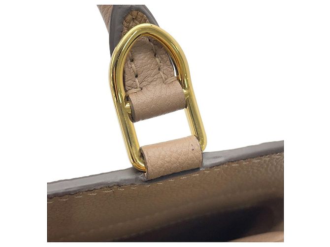Bolsa Louis Vuitton Monogram Empreinte Vosges MM Taupe - vista 10
