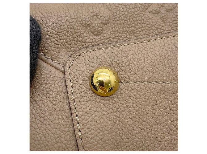 Bolsa Louis Vuitton Monogram Empreinte Vosges MM Taupe - vista 12