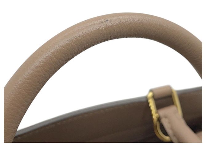 Bolsa Louis Vuitton Monogram Empreinte Vosges MM Taupe - vista 14