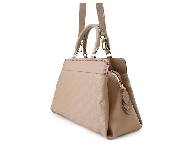 Bolsa Louis Vuitton Monogram Empreinte Vosges MM Taupe - vista 2