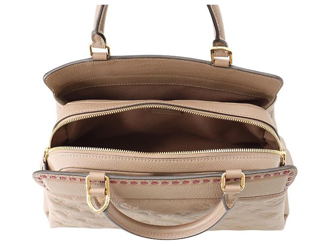 Bolsa Louis Vuitton Monogram Empreinte Vosges MM Taupe - vista 6