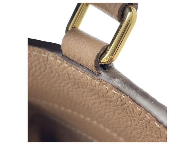 Bolsa Louis Vuitton Monogram Empreinte Vosges MM Taupe - vista 8