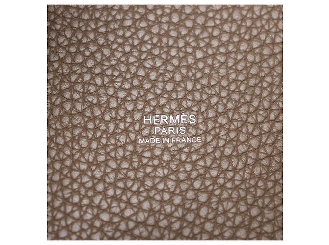 Hermès Hermes Picotin Lock PM Handtasche in Etoupe Taupe - Ansicht 11