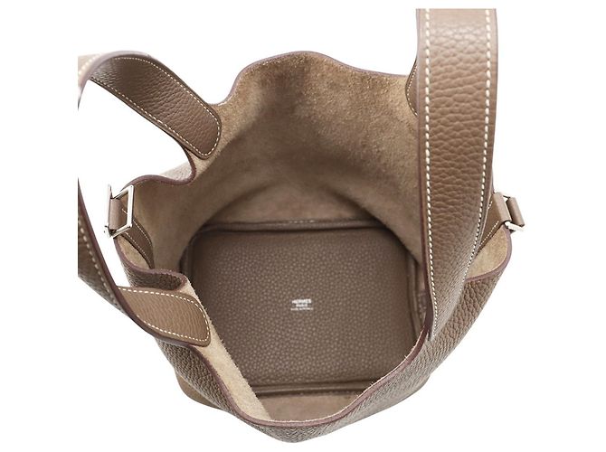 Hermès Hermes Picotin Lock PM Handtasche in Etoupe Taupe - Ansicht 5