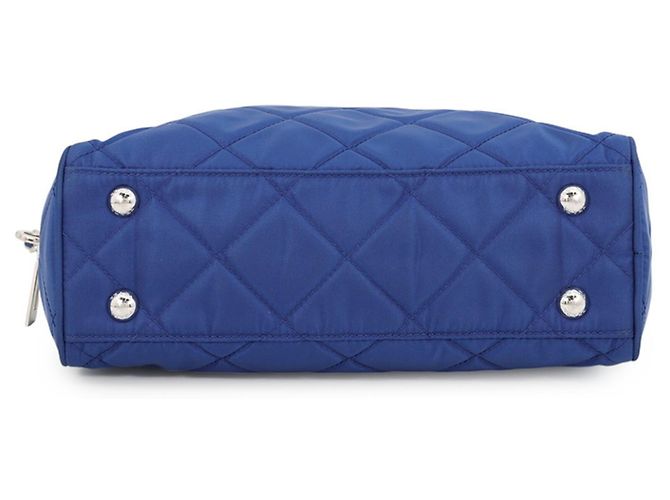 Prada Chain Shoulder Bag Blue - view 3