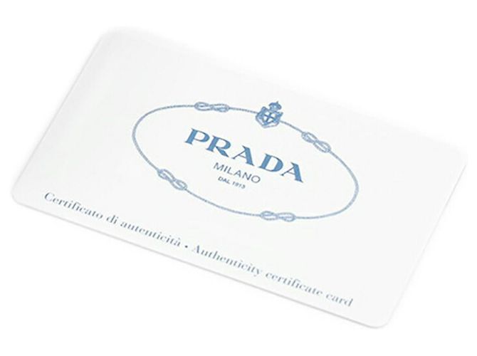 Bolsa de ombro Prada em couro Saffiano e nylon Marrom Preto - vista 18
