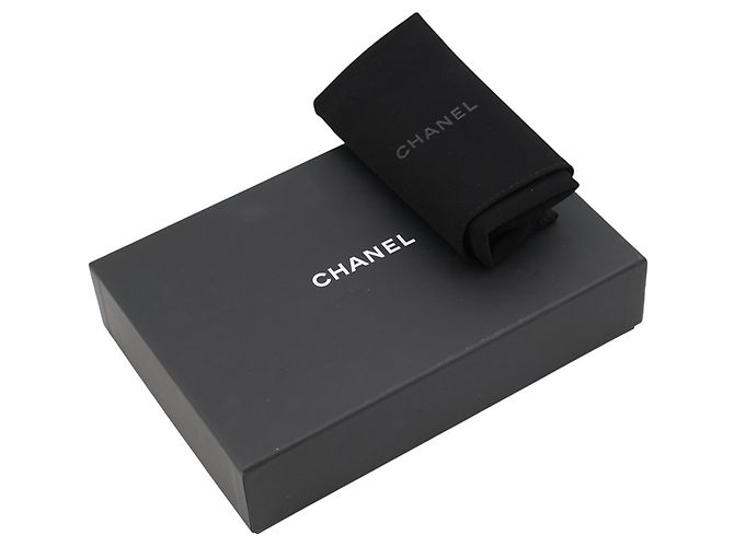 Cartera con cadena Chanel Black Matelassé Negro - vista 18