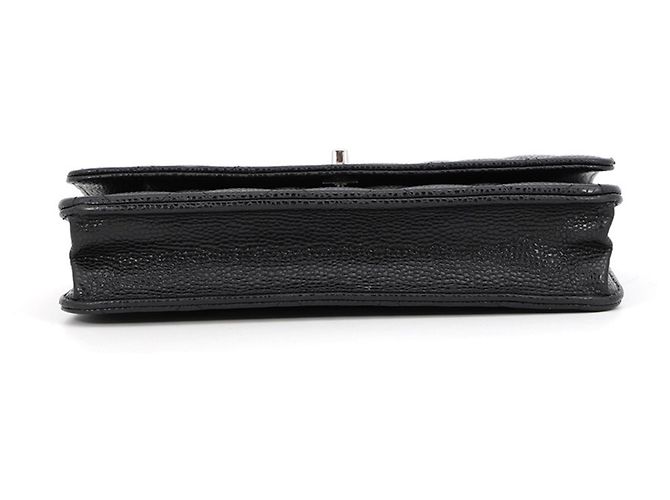 Cartera con cadena Chanel Black Matelassé Negro - vista 3