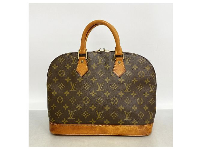 Louis Vuitton Alma Monogram Handtasche Braun - Ansicht 11