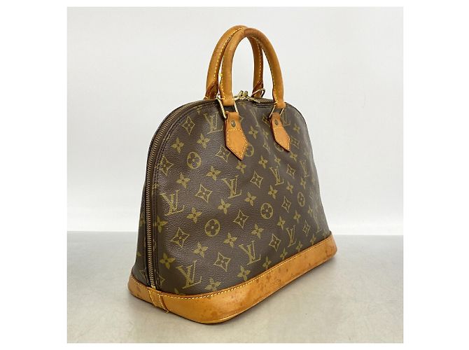 Louis Vuitton Alma Monogram Handtasche Braun - Ansicht 2