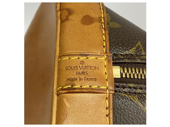 Louis Vuitton Alma Monogram Handtasche Braun - Ansicht 5