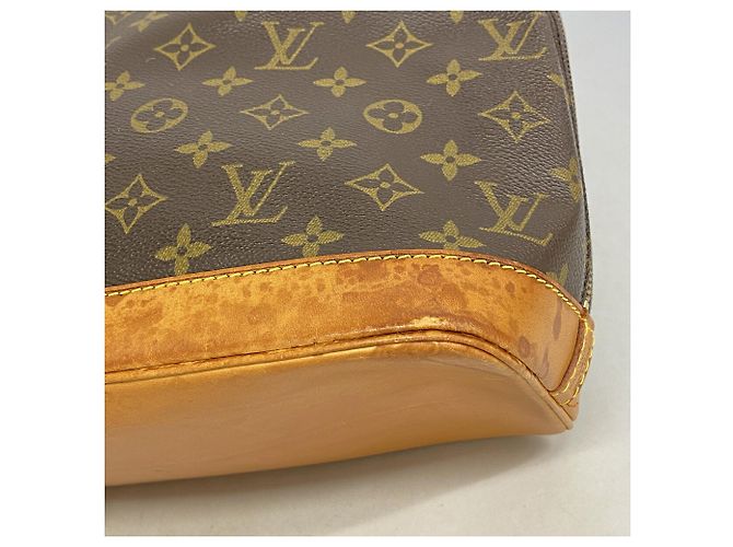 Louis Vuitton Alma Monogram Handtasche Braun - Ansicht 6