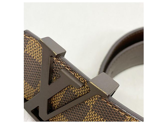 Cintura Louis Vuitton Damier in Ebene Damier ebene - vista 3